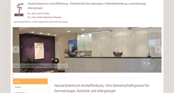 Desktop Screenshot of hautarztzentrum-frohsinnstrasse.de